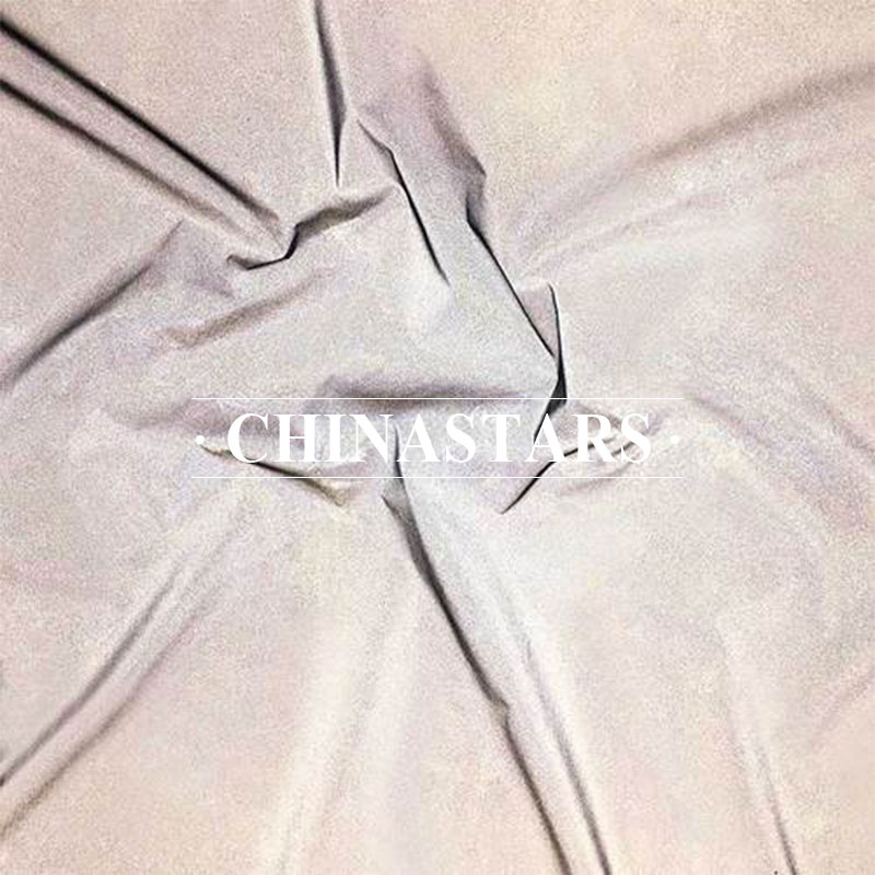 Nylon taffeta ultra soft reflective fabric