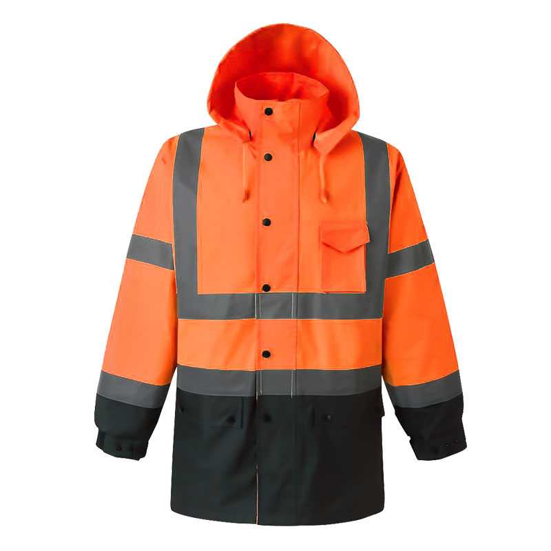 Vêtements de pluie réfléchissants ANSI 107 et EN 20471 classe 3