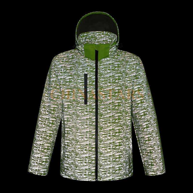 Reflective pattern printing jacket 