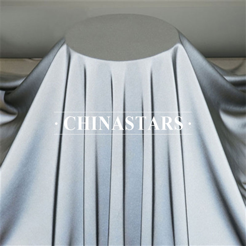 Super thin stretch reflective fabric for outdoor wear