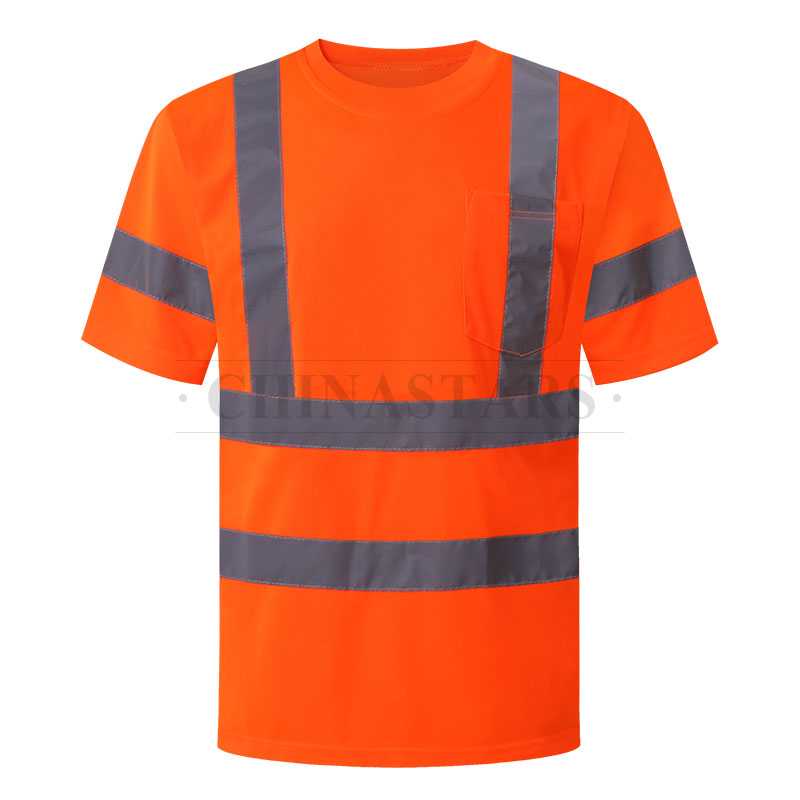 ANSI 107 & EN 20471 クラス 3 Hi vis 反射 T シャツ