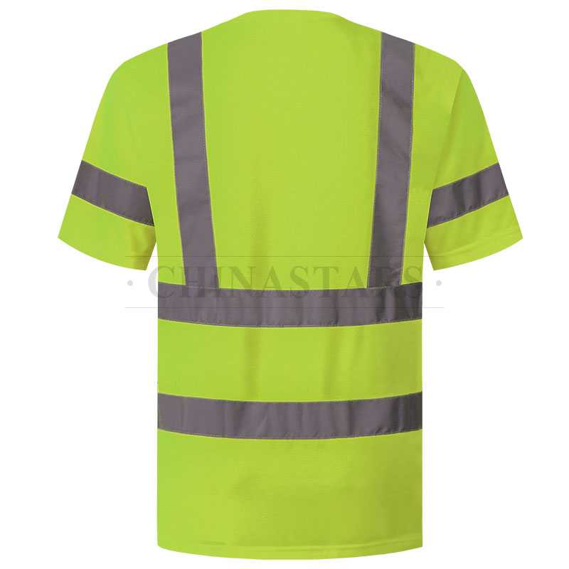 ANSI 107 & EN 20471 تي شيرت عاكس من الفئة 3 Hi vis