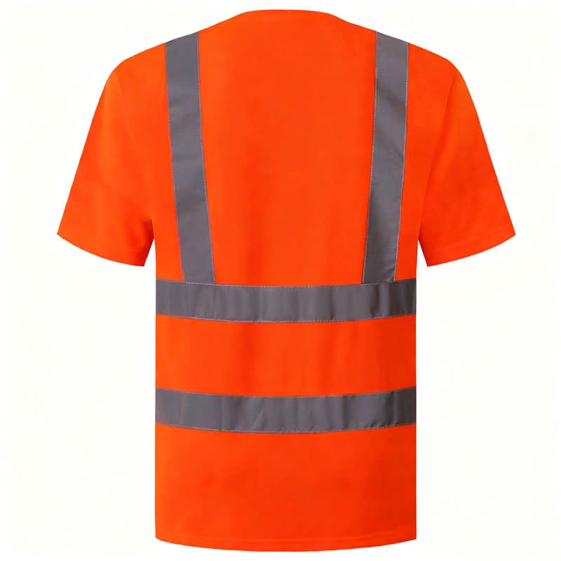 T-Shirt Manica Lunga Alta Visibilità - Arancione Hi-Vis - Foto 4