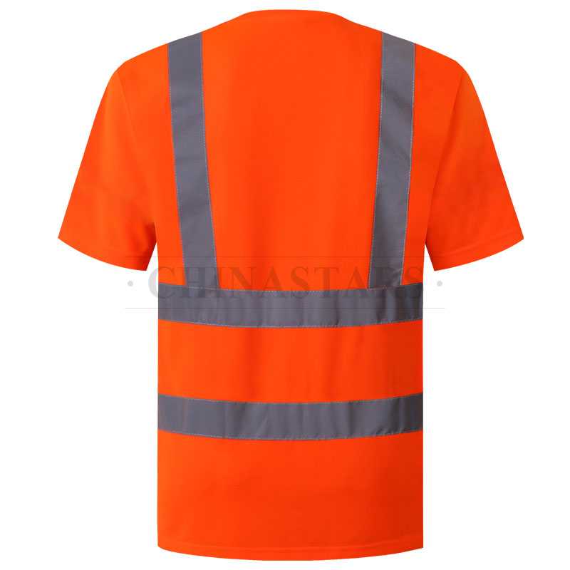 Camiseta reflectante de malla Birdseye de alta visibilidad clase 2