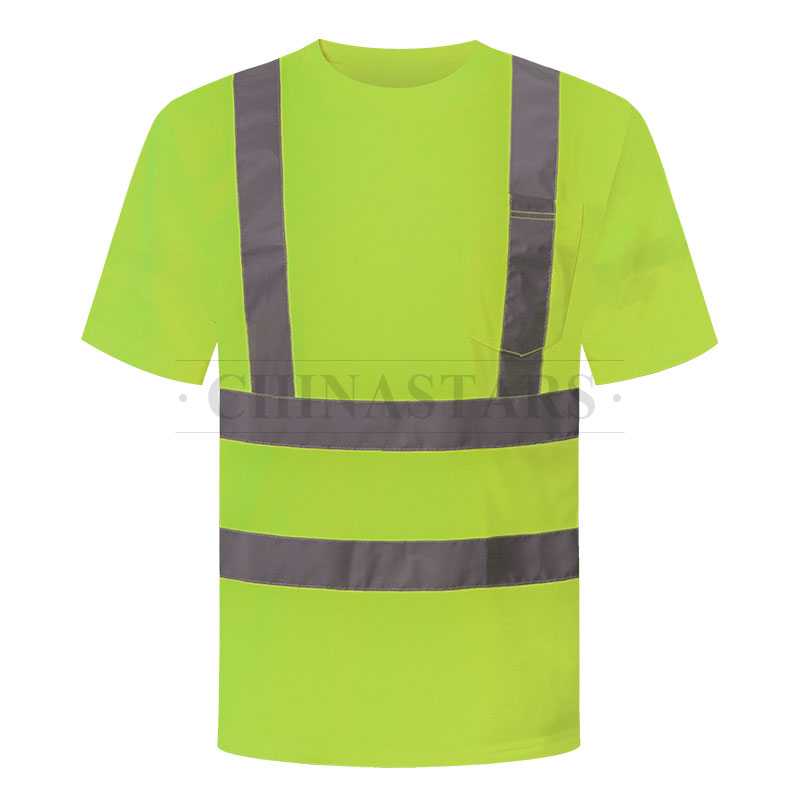 Camiseta reflectante de malla Birdseye de alta visibilidad clase 2