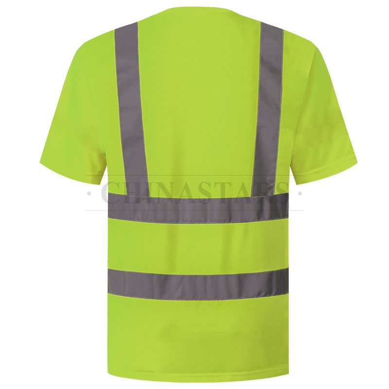 Camiseta reflectante de malla Birdseye de alta visibilidad clase 2