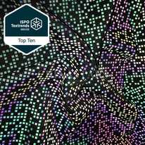 Knit iridescent Printing Reflective Fabric
