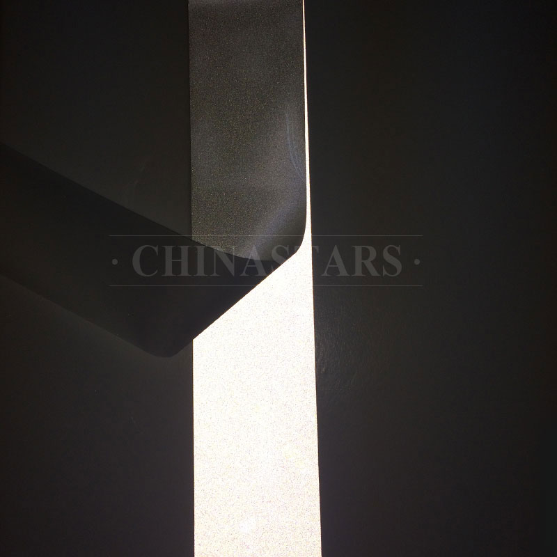 High visibility reflective iron on tape heat transfer vinyl