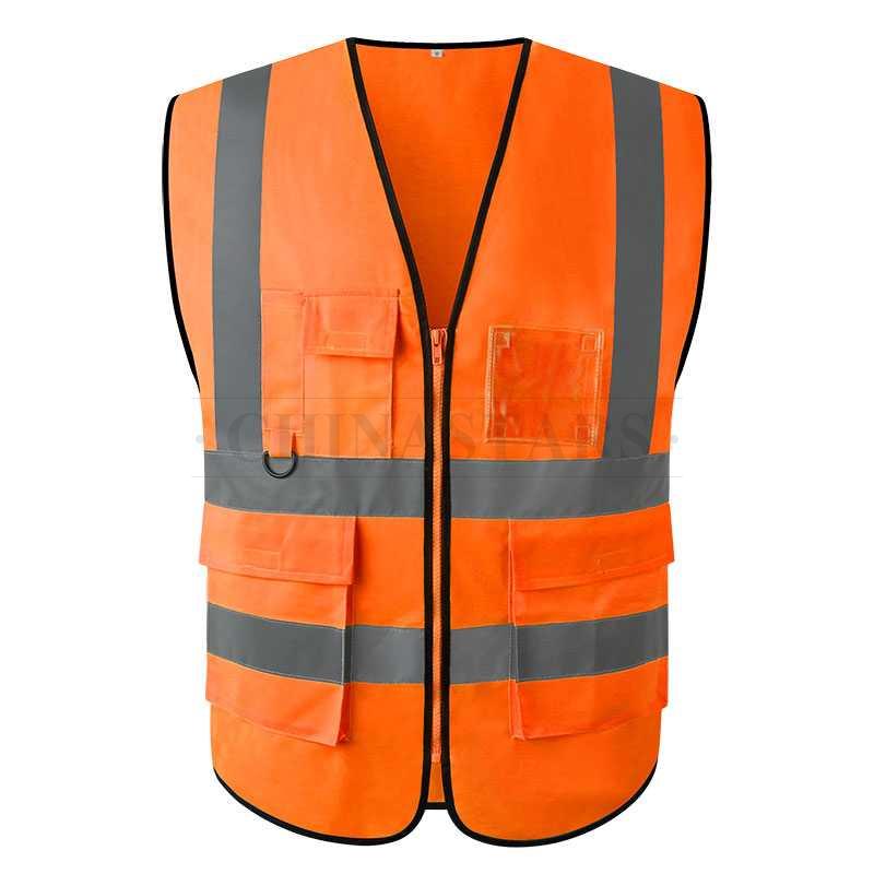 Safety vest with multifunctional pockets 2 colors available