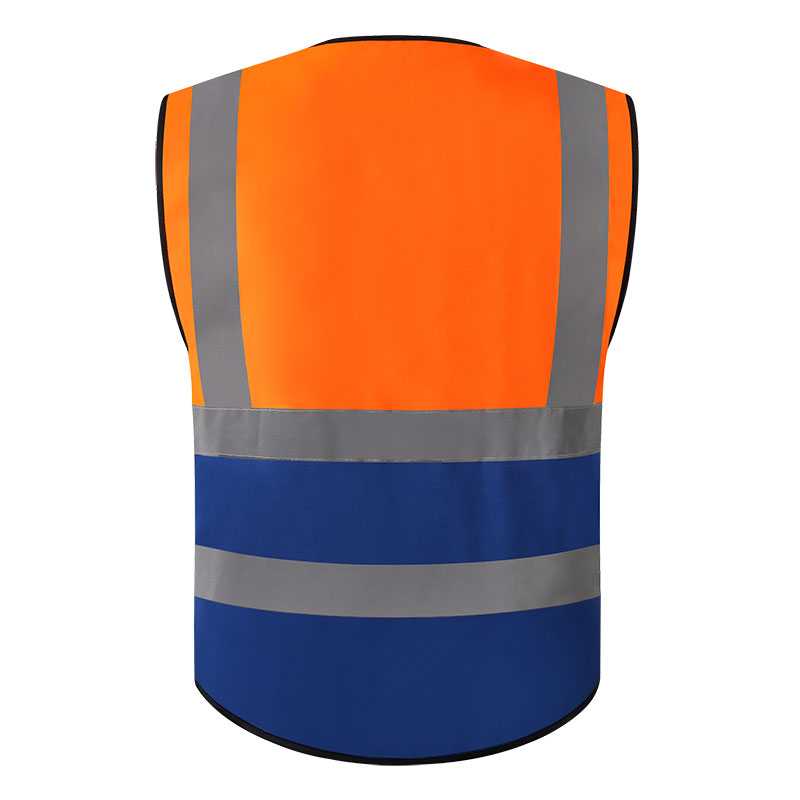 Gilet de sécurité bicolore avec poches