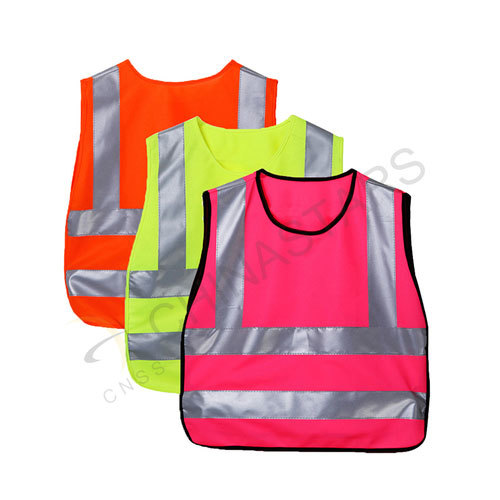 High visibilty colorful children reflective vest