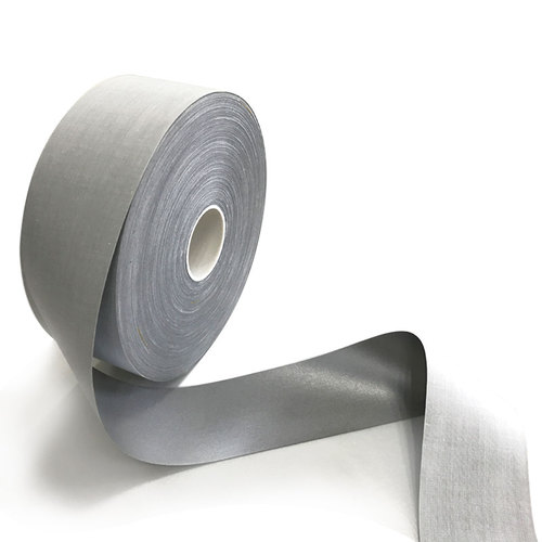 Cinta reflectante plateada TC para ropa EN 20471 Clase 2