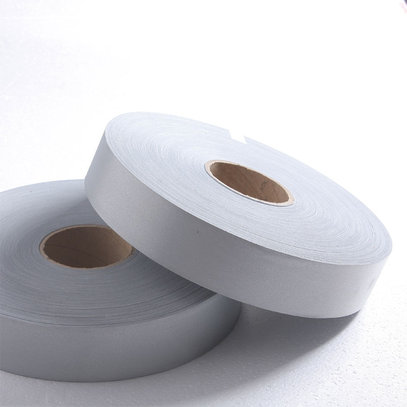 Silver TC reflective tape for clothing EN 20471 Class 2