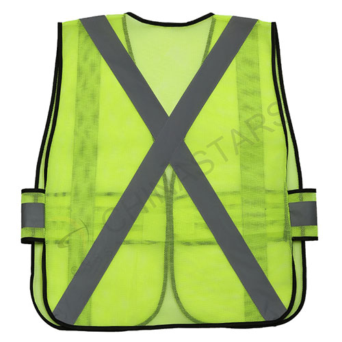 EN20471 Gilet de sécurité en maille avec bande réfléchissante