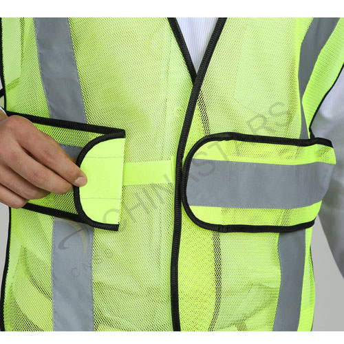 EN20471 Mesh safety vest with reflective tape