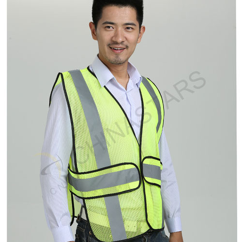 EN20471 Mesh safety vest with reflective tape