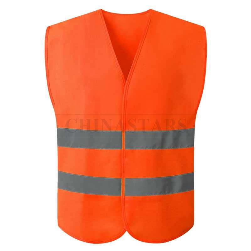 Reflective fabric safety vest 2 colors available