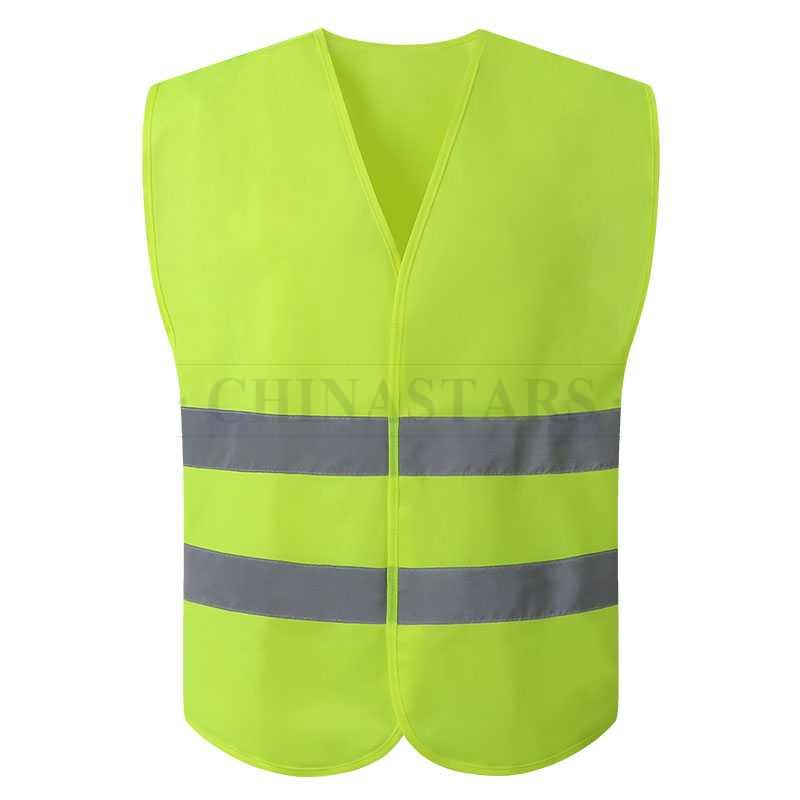 Reflective fabric safety vest 2 colors available