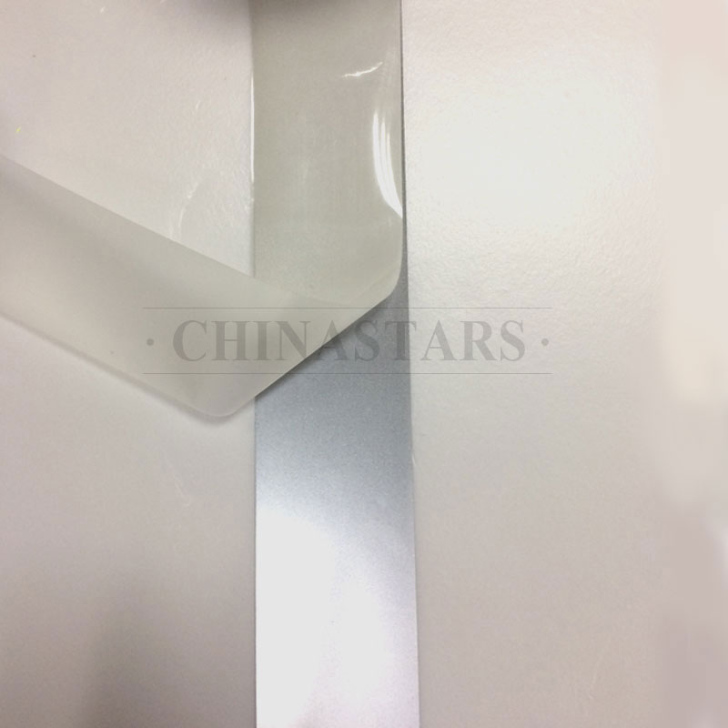 Silver reflective heat transfer vinyl for clothing