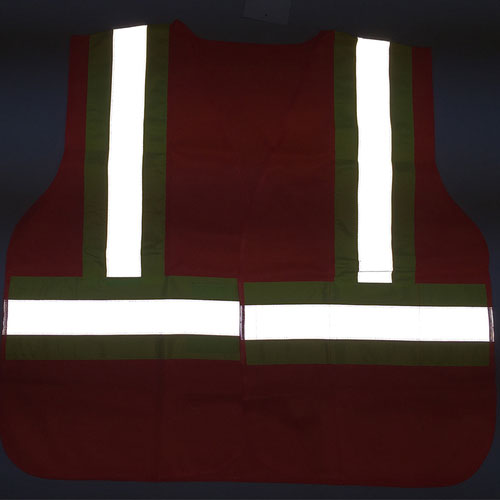 Gilet di sicurezza multicolore con nastro riflettente