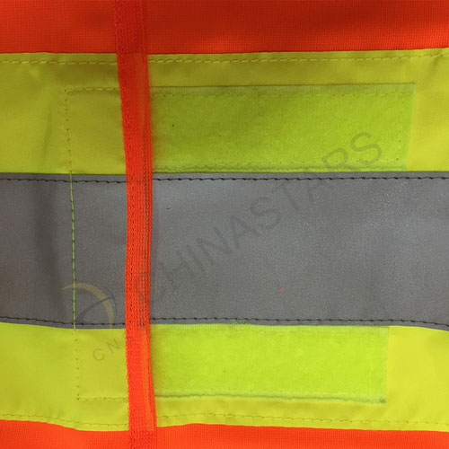 Multi color safety vest with reflective tape