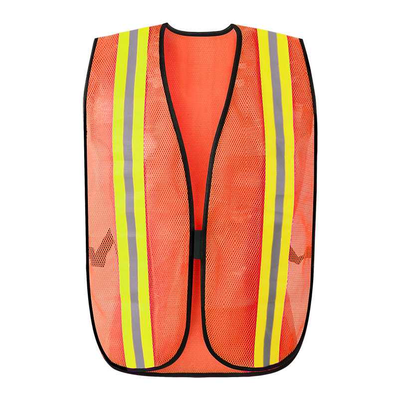 Gilet de sécurité réfléchissant en tissu maillé coloré