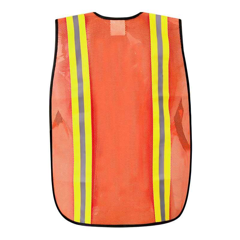 Gilet de sécurité réfléchissant en tissu maillé coloré