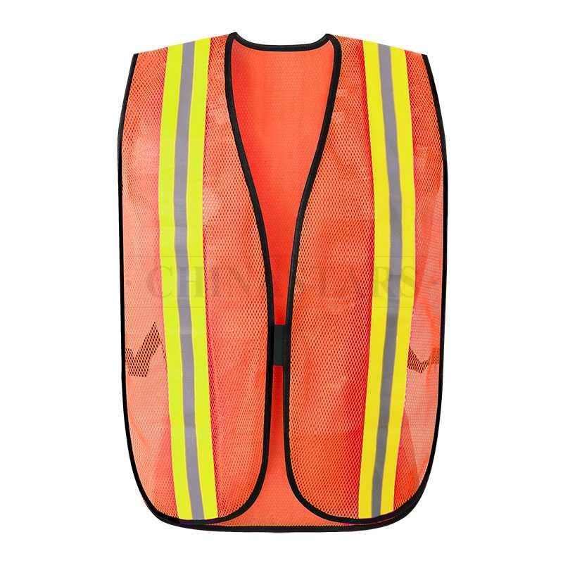 Color mesh fabric reflective safety vest