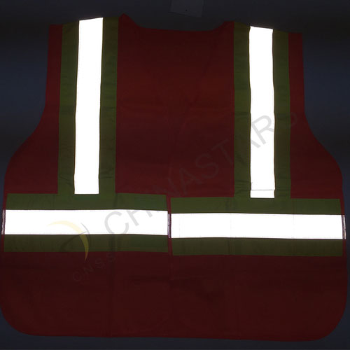 Colorful reflective safety vest with pockets