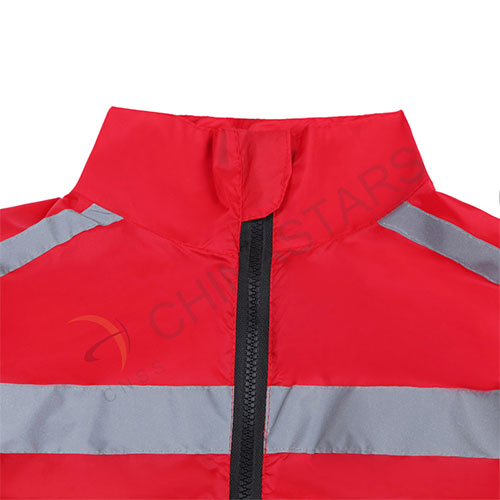 Red reflective sports vest