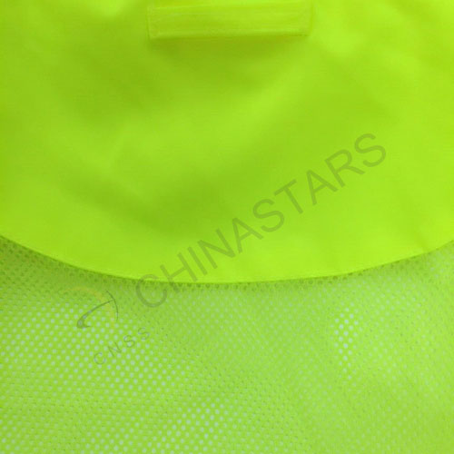 Enhanced visibility reflective raincoat