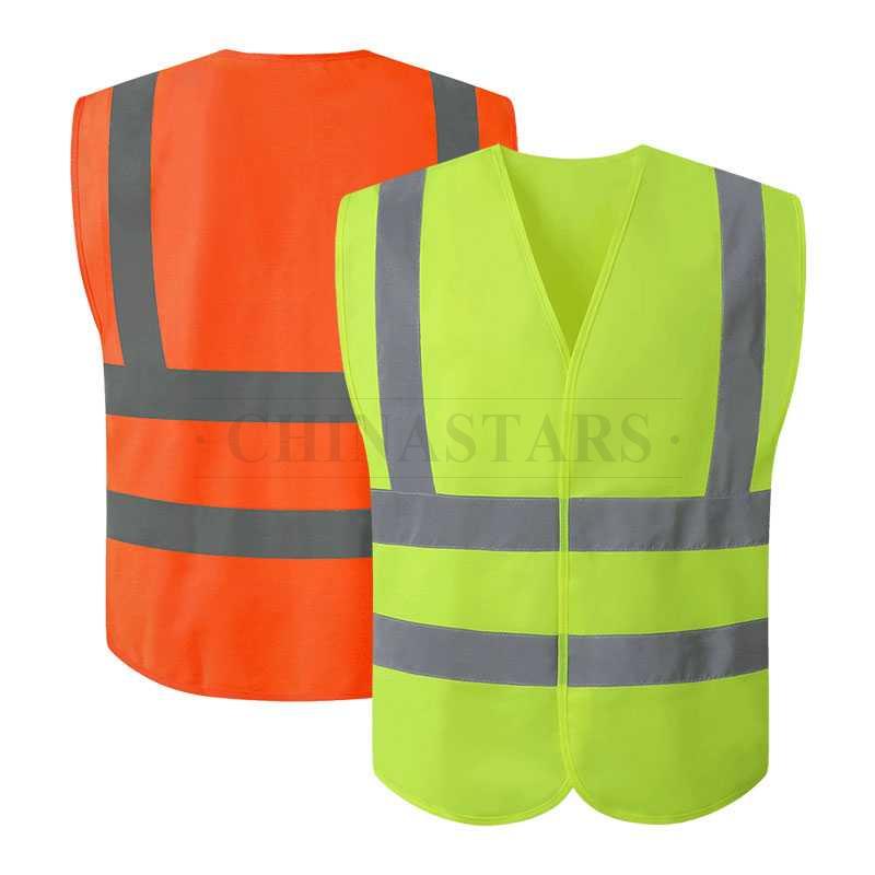 Gilet de sécurité classique avec velcro 2 couleurs disponibles