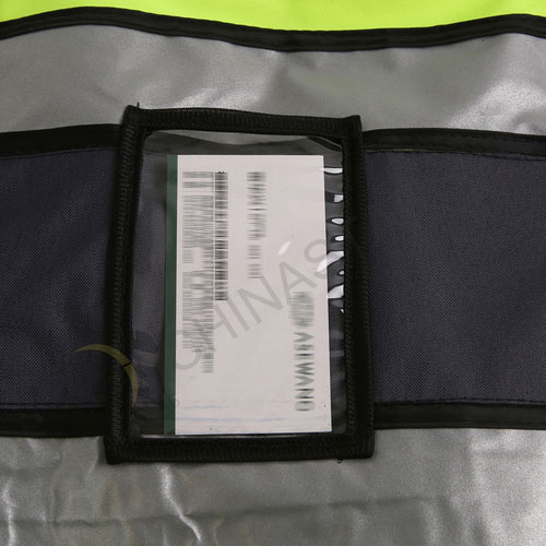 Fluorescent yellow reflective cycling vest