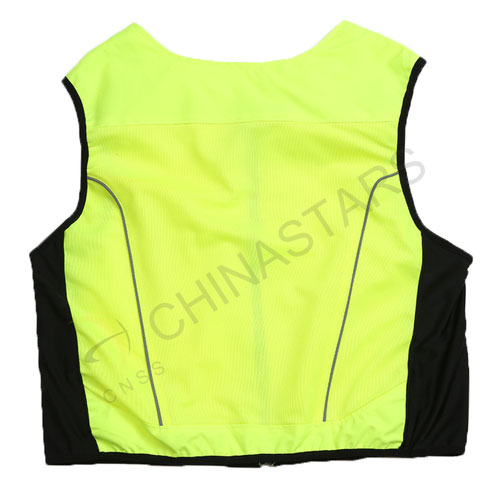 Hi-vis safety vest for cycling