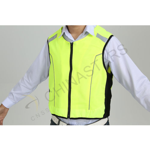 Hi-vis safety vest for cycling