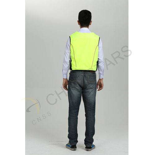 Hi-vis safety vest for cycling