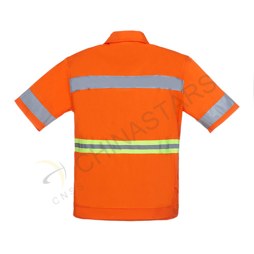 Short sleeve hi-vis reflective shirt