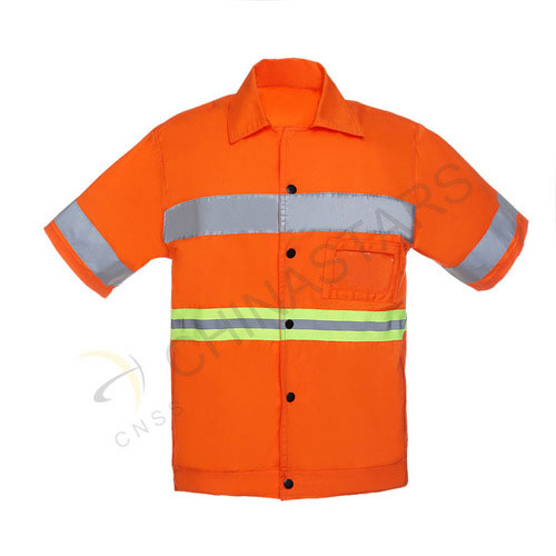 Short sleeve hi-vis reflective shirt