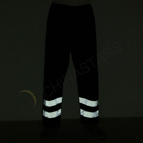 Black reflective pants 