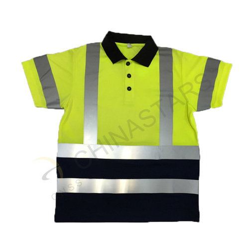 Double-color reflective Polo shirt