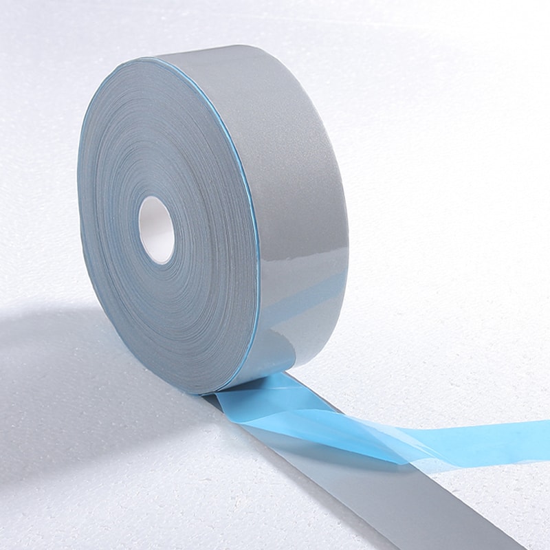Fire resistant reflective heat transfer vinyl