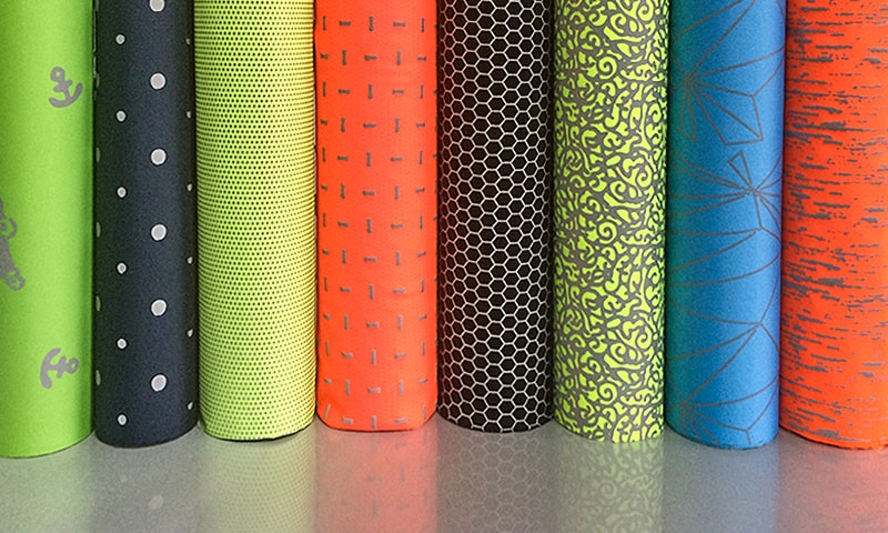 Reflective printing fabric