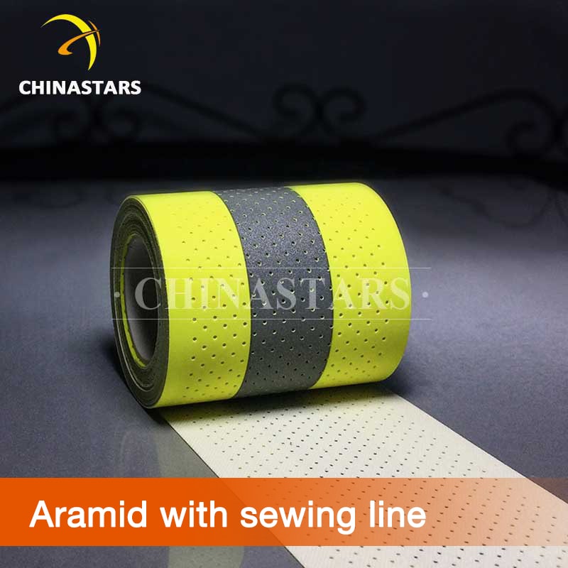 Perforated Flame retardant reflective tape with sewing path