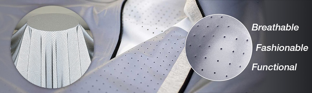 Perforated Reflective Fabric Banner