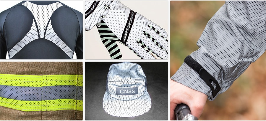 Perforated Reflective Fabric Application