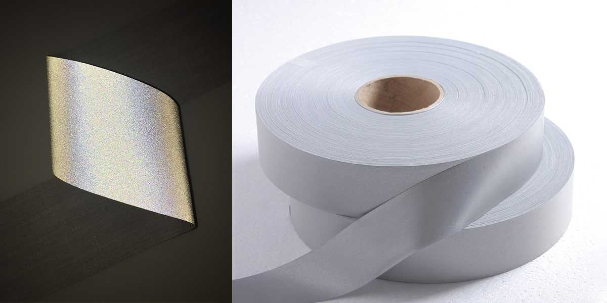 Tessuto riflettente argento certificato per lavaggio industriale