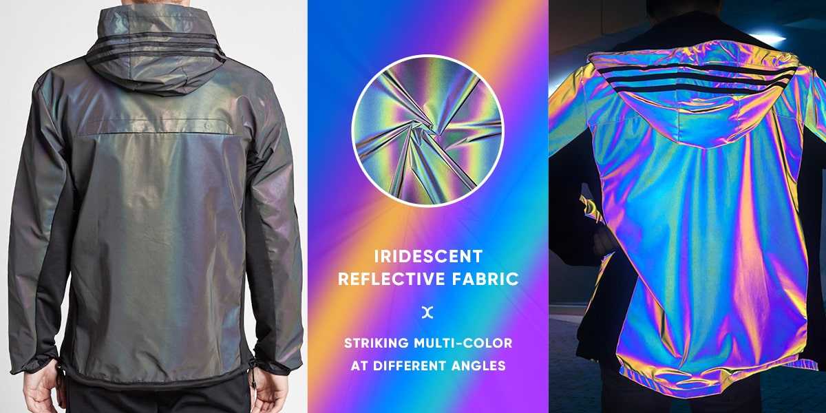 Hot sale iridescent reflective fabric