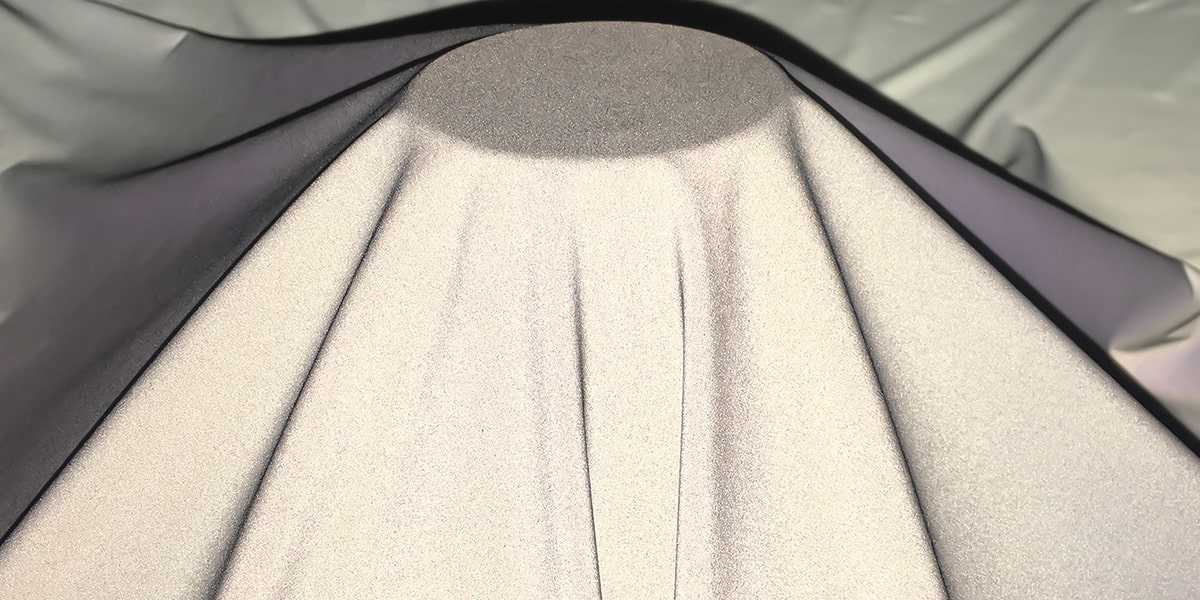 Nuovo tessuto riflettente per la calotta esterna