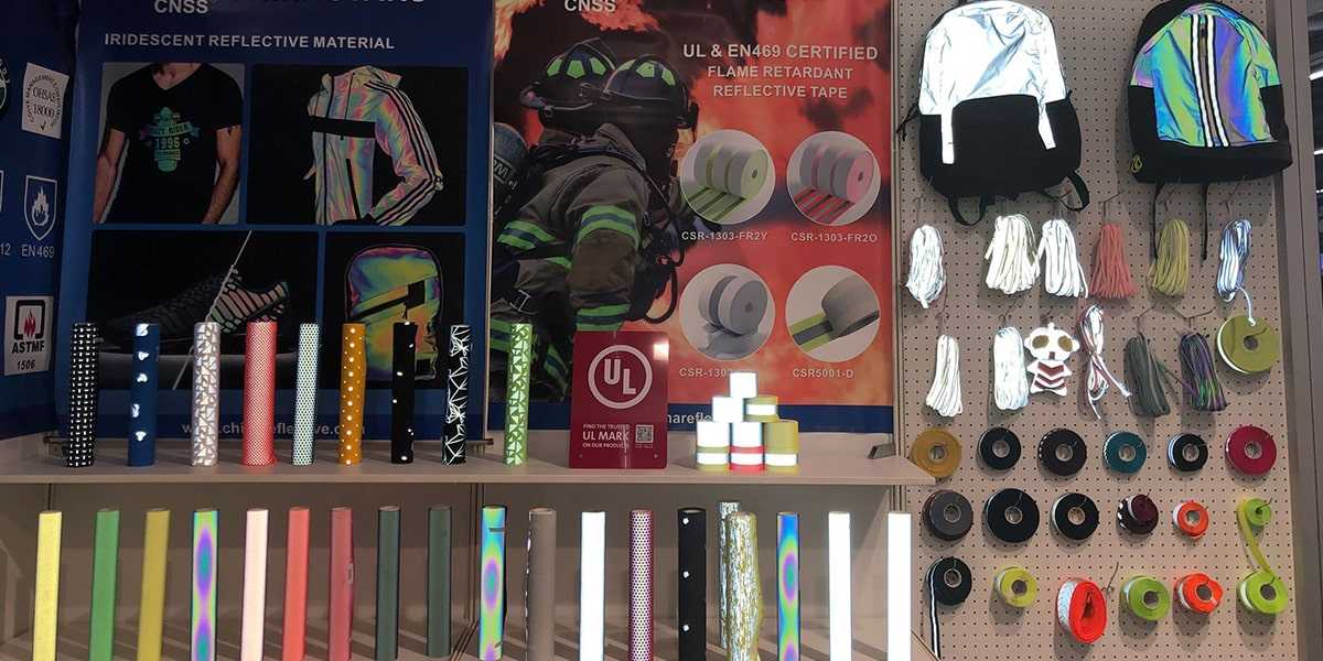 Techtextil 2019-Chinastars iridescent reflective fabric will be exhibited in the Material Gallery