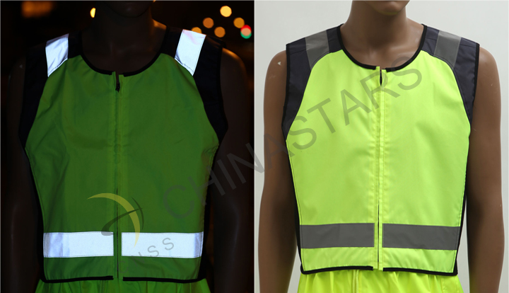 Reflective tape ensures your safety in foggy days